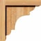 Ekena Millwork New Brighton Rough Sawn Corbel w/Backplate, Western Red Cedar, 6"W x 8"D x 8"H COR06X08X08NEB01RWR - alternate 2